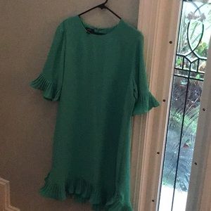 Wash and go dress zipper in back